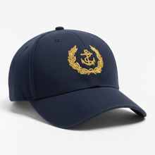 Load image into Gallery viewer, Merchant Navy Embroidered Adult Unisex free size Cap - Premium Quality
