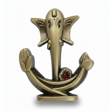 Load image into Gallery viewer, Anchor Ganesha Poly resin Car Dashboard Mini Statue