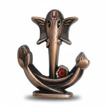 Load image into Gallery viewer, Anchor Ganesha Poly resin Car Dashboard Mini Statue
