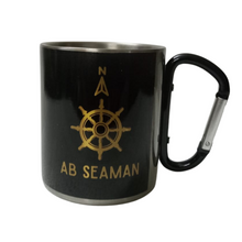 Load image into Gallery viewer, Merchant Navy Rank Printed Stainless Steel Coffee Mug - 275 ml Heavy Weather Proof