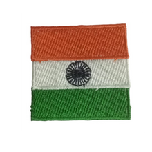 Load image into Gallery viewer, Indian Tri-Colour Flag Stitch On Embroidery Patch