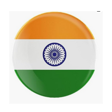 Load image into Gallery viewer, Indian Flag Pin Up Round Badges