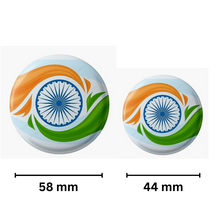 Load image into Gallery viewer, Wave Indian Flag Pin Up Round Badges