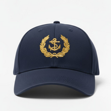 Load image into Gallery viewer, Merchant Navy Embroidered Adult Unisex free size Cap - Premium Quality