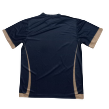 Load image into Gallery viewer, Merchant Navy Glow Dot Ship Image Drifit V-Neck Tshirt