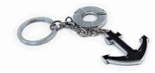 Load image into Gallery viewer, Anchor with Lifebuoy Metal Keychain