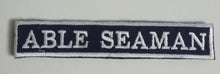 Load image into Gallery viewer, Embroidery Tag for Merchant Navy Ranks - Hard Type with Velcro