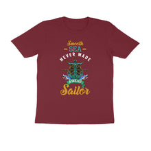 Load image into Gallery viewer, Smooth Sea Never Made Skilled Sailor - Men's Half Sleeve Round Neck T-shirt