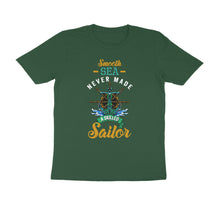 Load image into Gallery viewer, Smooth Sea Never Made Skilled Sailor - Men's Half Sleeve Round Neck T-shirt