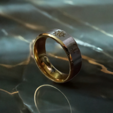 Load image into Gallery viewer, Anchor & Helm Wheel Engraved Unisex Solid Stainless Ring