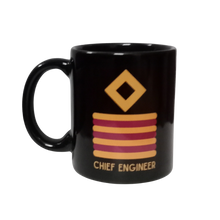 Load image into Gallery viewer, Merchant Navy Rank Printed Cylindrical Coffee Mug - 300 ml