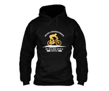 Load image into Gallery viewer, Never underestimate an old man with a cycle - Unisex Hoodie