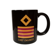 Load image into Gallery viewer, Merchant Navy Rank Printed Cylindrical Coffee Mug - 300 ml