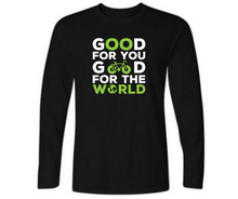 Load image into Gallery viewer, Good for you good for the world - Men's full sleeve round neck T-shirt