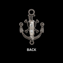 Load image into Gallery viewer, Classic Metal Anchor Skull Motif Pin Brooch - Unisex