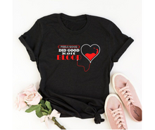 Load image into Gallery viewer, Feels good gave blood - Women's half sleeve round neck T-shirt