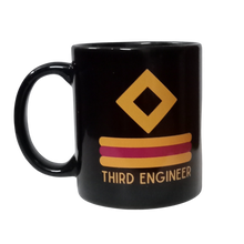 Load image into Gallery viewer, Merchant Navy Rank Printed Cylindrical Coffee Mug - 300 ml