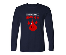 Load image into Gallery viewer, Feels good gave blood - Men's full sleeve round neck T-shirt