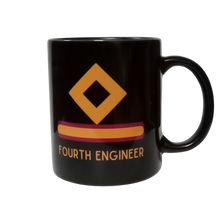Load image into Gallery viewer, Merchant Navy Rank Printed Cylindrical Coffee Mug - 300 ml