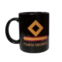 Load image into Gallery viewer, Merchant Navy Rank Printed Cylindrical Coffee Mug - 300 ml