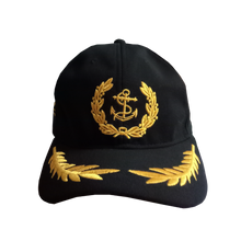 Load image into Gallery viewer, Second Officer Embroidered Black Adult Unisex Cap - Premium Quality