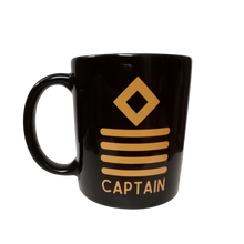 Load image into Gallery viewer, Merchant Navy Rank Printed Cylindrical Coffee Mug - 300 ml