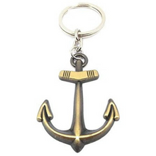 Load image into Gallery viewer, Anchor antique type Metal Keychain
