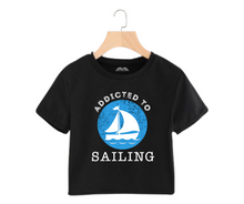 Load image into Gallery viewer, Addicted to sailing - Women's Crop Top