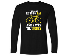 Load image into Gallery viewer, Runs on fat - Men's full sleeve round neck T-shirt