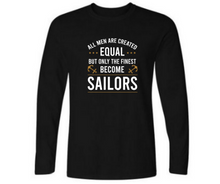 Load image into Gallery viewer, Finest Sailor - Men's full sleeve round neck T-shirt