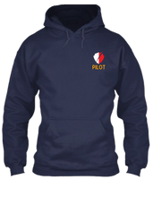 Load image into Gallery viewer, Merchant Navy ranks - Unisex Hoodie for Officers working onboard and ashore (Navy Blue)
