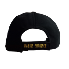 Load image into Gallery viewer, Fourth Engineer Embroidered Black Adult Unisex Cap - Premium Quality