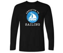 Load image into Gallery viewer, Addicted to sailing - Men's full sleeve round neck T-shirt