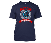 Load image into Gallery viewer, Marine Engineer logo - Men's Half sleeve round neck T-Shirt