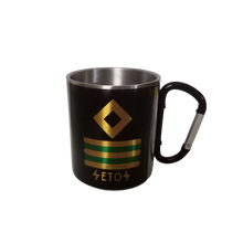 Load image into Gallery viewer, Merchant Navy Rank Printed Stainless Steel Coffee Mug - 275 ml Heavy Weather Proof