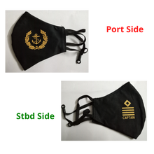 Load image into Gallery viewer, Merchant Navy Rank Customised Printed Face Mask
