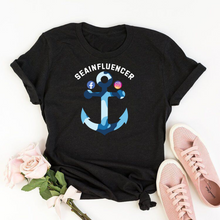 Load image into Gallery viewer, Sea Influencer - Women's Half Sleeve Round Neck T-shirt