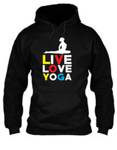 Load image into Gallery viewer, Live love yoga - Unisex Hoodie