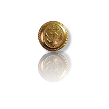Load image into Gallery viewer, Metal Coat Buttons with Anchor Logo - Dia 18 mm