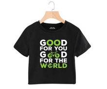 Load image into Gallery viewer, Good for you good for the world - Women's Crop Top