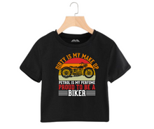 Load image into Gallery viewer, Proud to be a Biker - Women's Crop Top