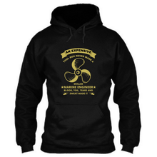 Load image into Gallery viewer, Hardwork Makes Skilled Marine Engineer - Unisex Hoodie