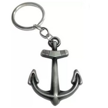 Load image into Gallery viewer, Anchor antique type Metal Keychain