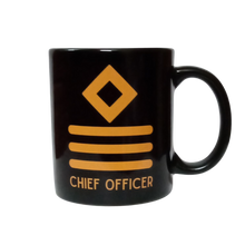 Load image into Gallery viewer, Merchant Navy Rank Printed Cylindrical Coffee Mug - 300 ml