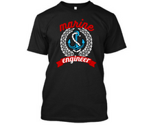 Load image into Gallery viewer, Marine Engineer logo - Men's Half sleeve round neck T-Shirt