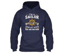 Load image into Gallery viewer, Sailors don't fear - Unisex Hoodie