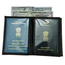 Load image into Gallery viewer, Leather Passport / CDC / COC Travel Wallet