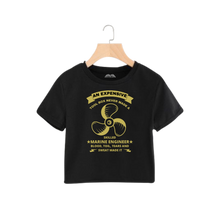 Load image into Gallery viewer, Hardwork Makes Skilled Marine Engineer - Women's Crop Top