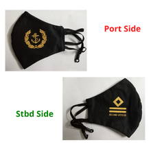 Load image into Gallery viewer, Merchant Navy Rank Customised Printed Face Mask