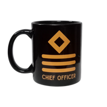 Load image into Gallery viewer, Merchant Navy Rank Printed Cylindrical Coffee Mug - 300 ml